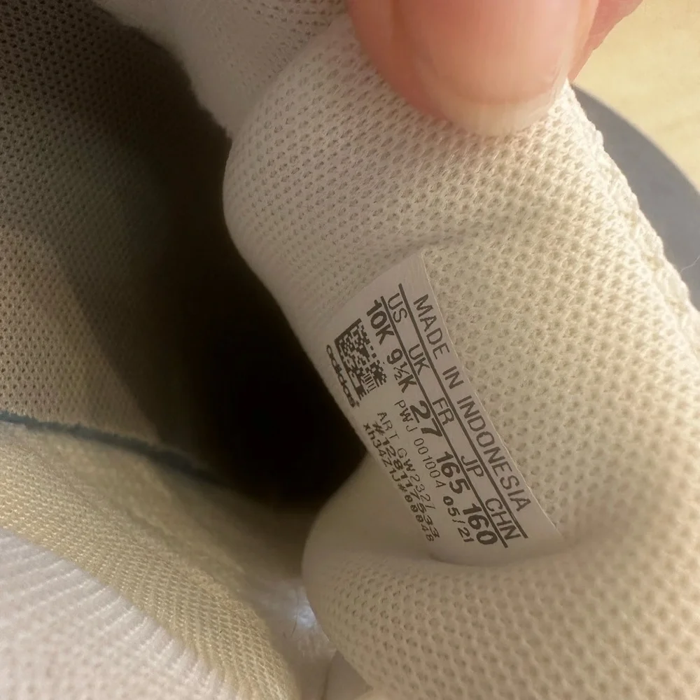 Adidas ミ Kids Grand Court 2.0 Sneakers ミ Cloud White Iridescent ミ 10.0 Girl Boy - Picture 5 of 5